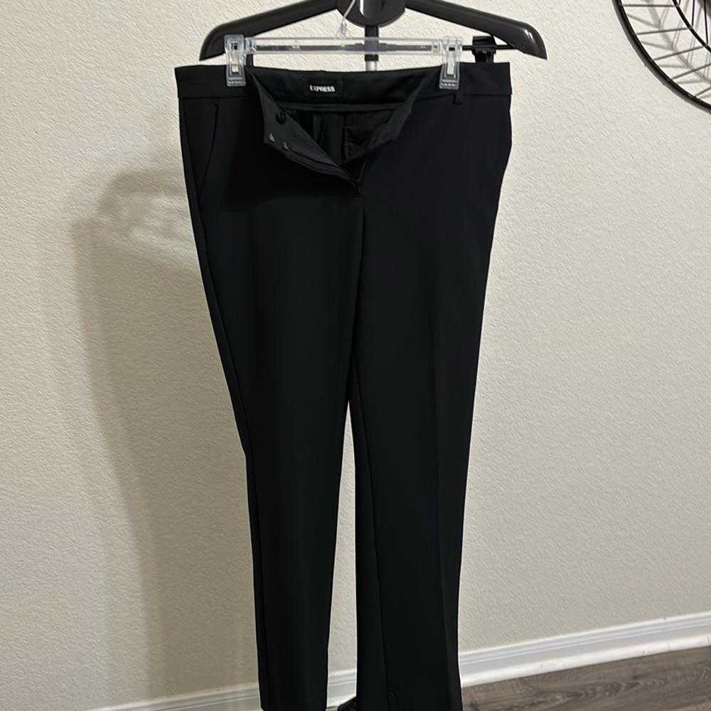 Black lightly worn dress pants